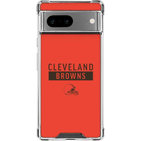 NFL Cleveland Browns Orange Performance Series Google Pixel 8 Clear Case